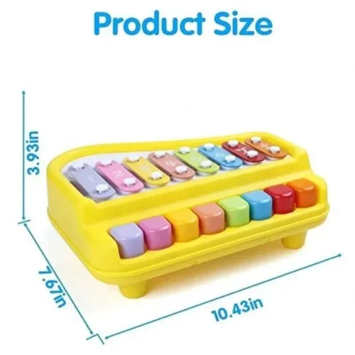 2-in-1 Xylophone Piano Musical Toy