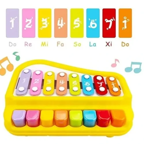 2-in-1 Xylophone Piano Musical Toy