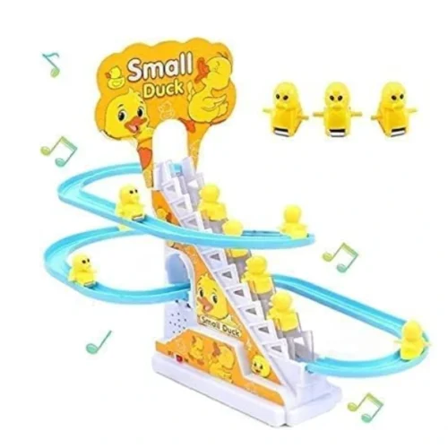 Electric Duck Slide Track Toy