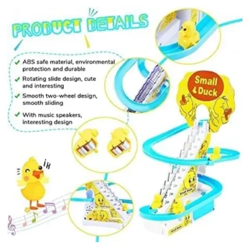 Electric Duck Slide Track Toy