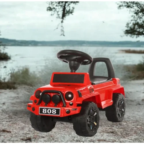 Kids Ride On Push Music Jeep with Safety Handle
