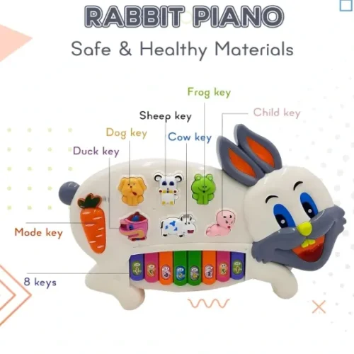 Musical Rabbit Piano Toy