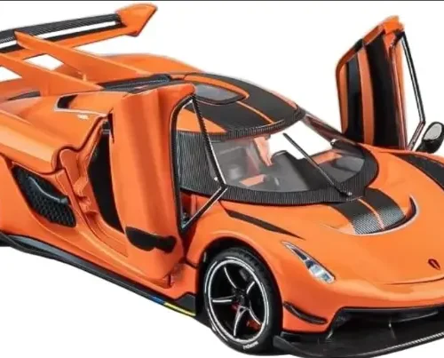 Orange Supercar Diecast Toy Car