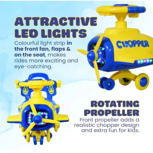 Ride-On Chopper Swing Car