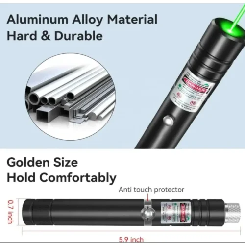 USB Rechargeable Green Laser Pointer