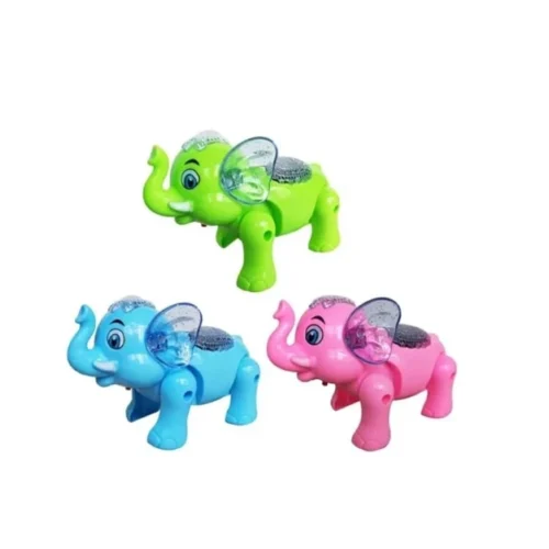 Walking Elephant Toy with Lights & Music for Kids